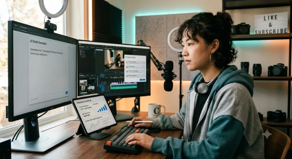 What Is a Good Side Hustle Using AI YouTube content creation using AI tools